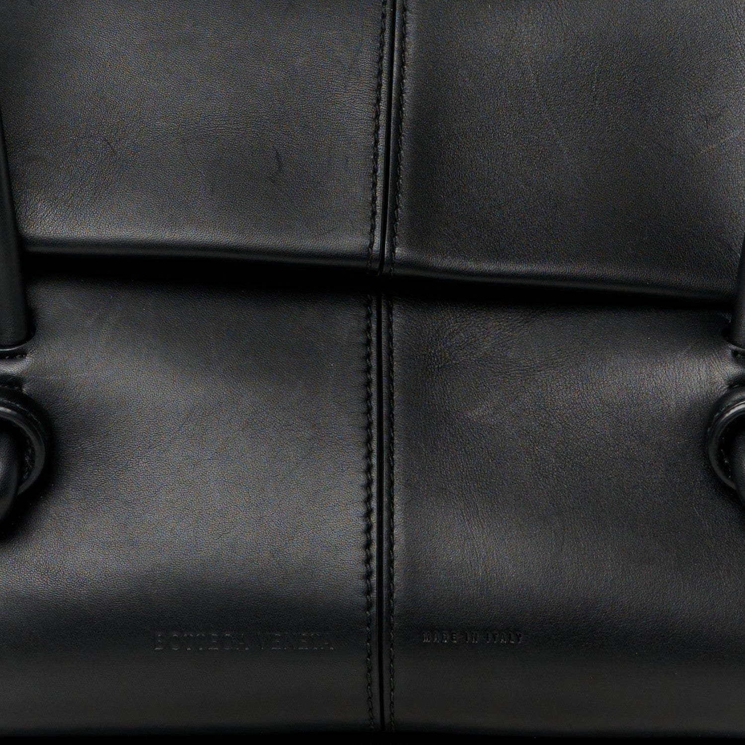 Calfskin Medium Falcon Shoulder Bag Black