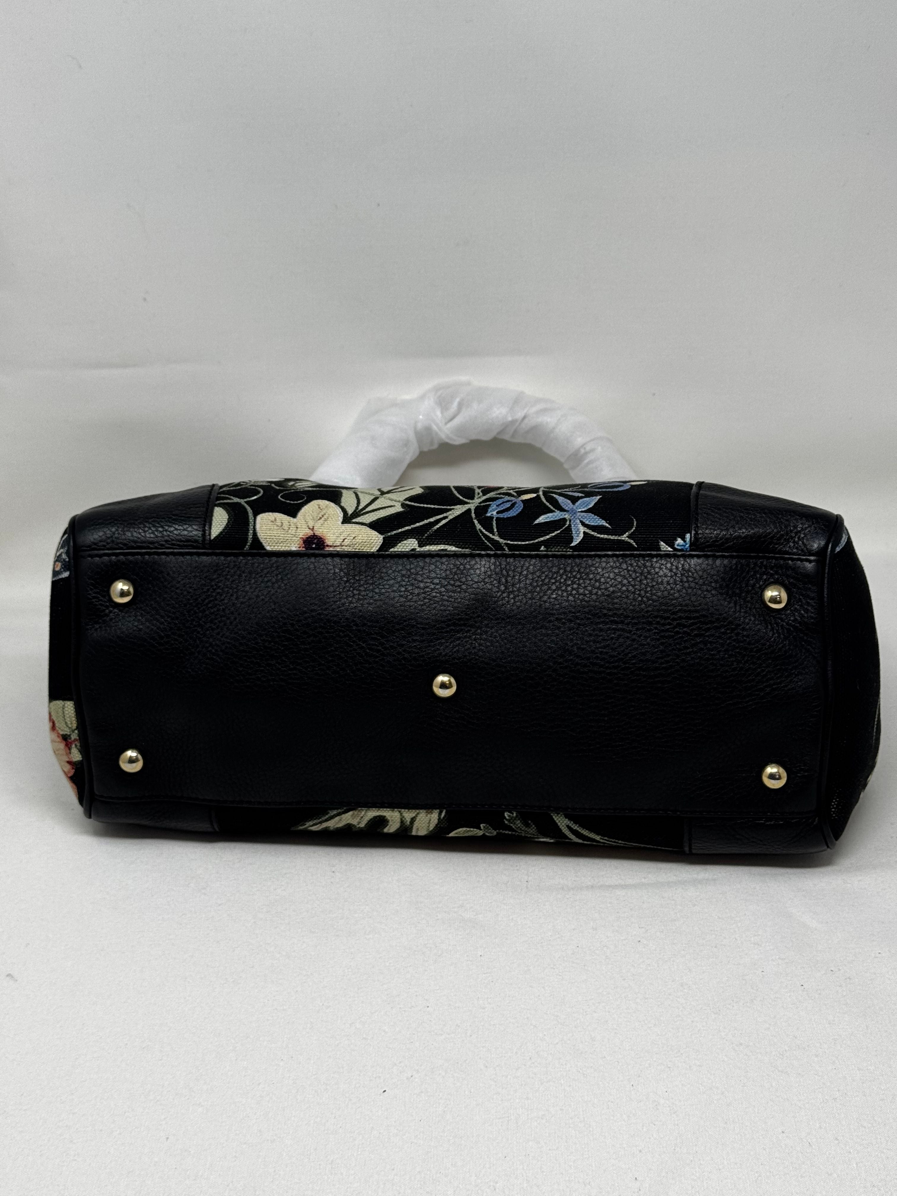 Gucci Flora Knight Bamboo Shopper Large - Black Totes, Handbags BJ1-19