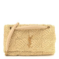 Raffia Monogram Medium Jamie Natural Avorio
