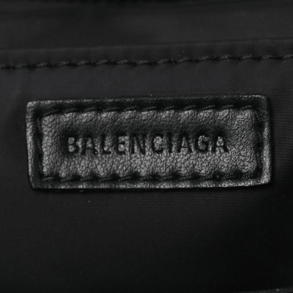 Nylon Logo Sport Camera Bag Black