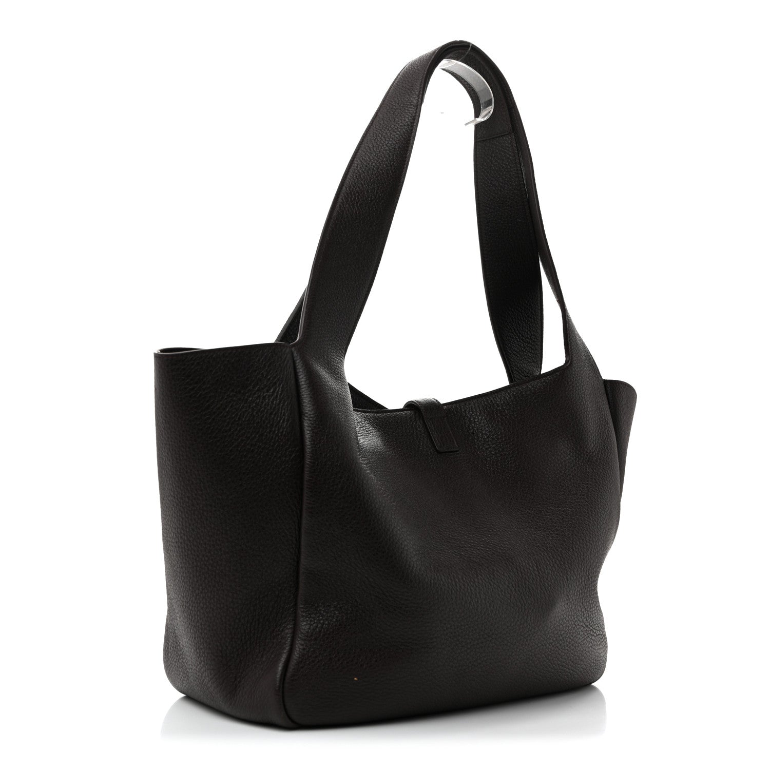 Grained Deerskin Bea Tote Sweet Chocolate