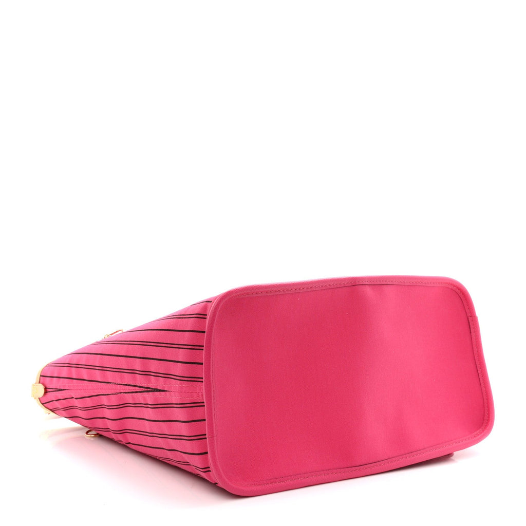 Monogram Inside Out Neverfull Bandouliere MM Rose Pondichery