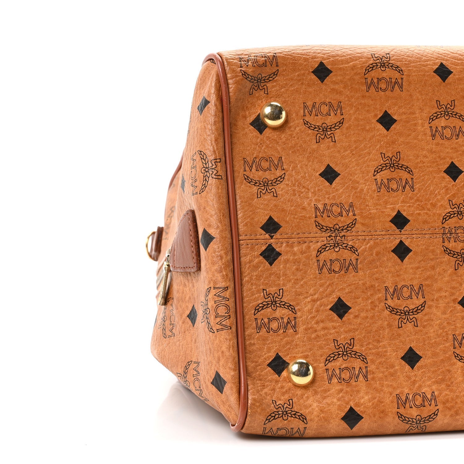 Visetos Essential Boston Bag Cognac