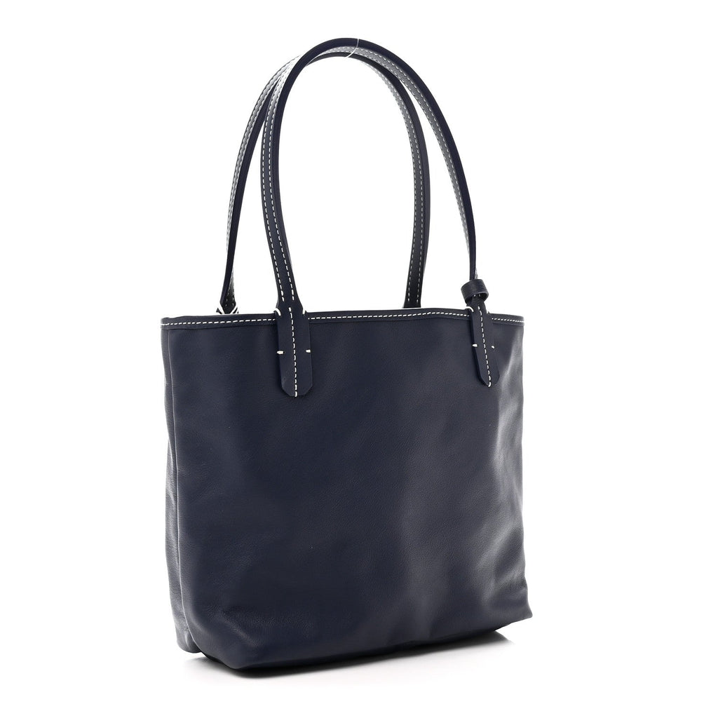 Goyardine Reversible Mini Anjou Navy