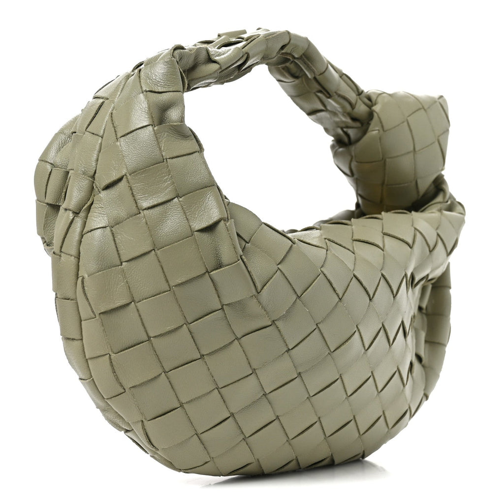 Nappa Intrecciato Mini Jodie Travertine
