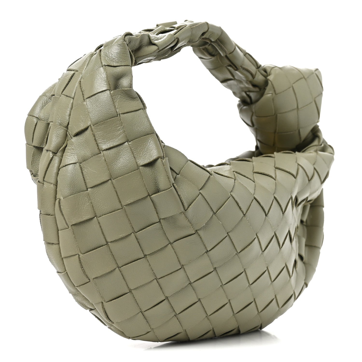 Nappa Intrecciato Mini Jodie Travertine