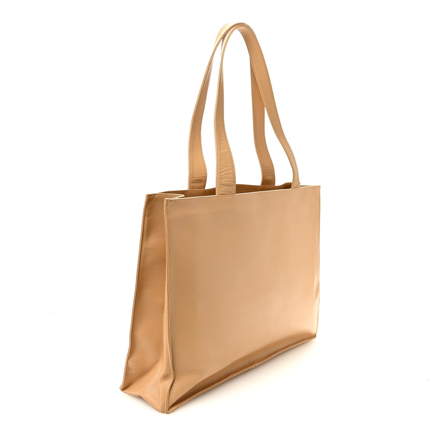 Caviar Timeless CC Tote Beige