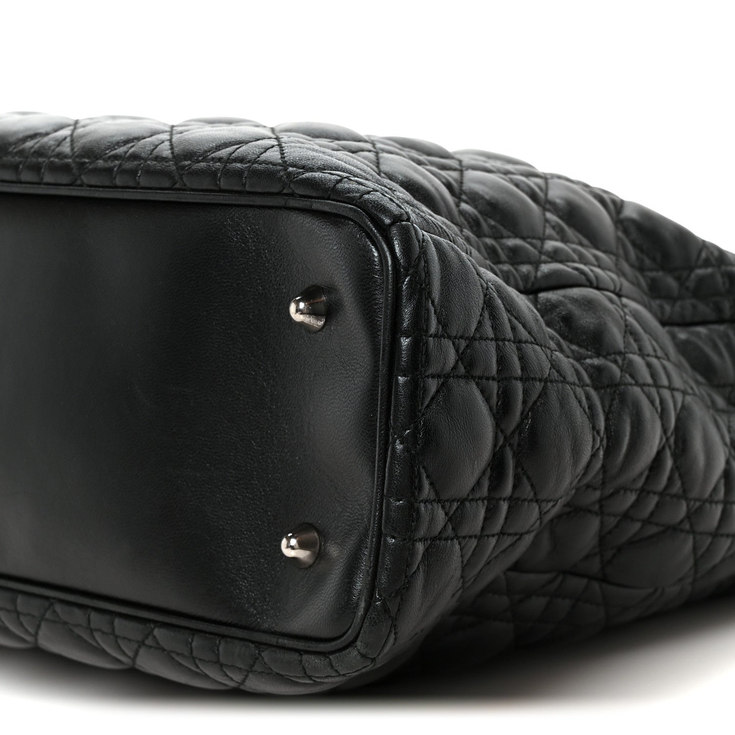 Lambskin Cannage XL Lady Dior Black