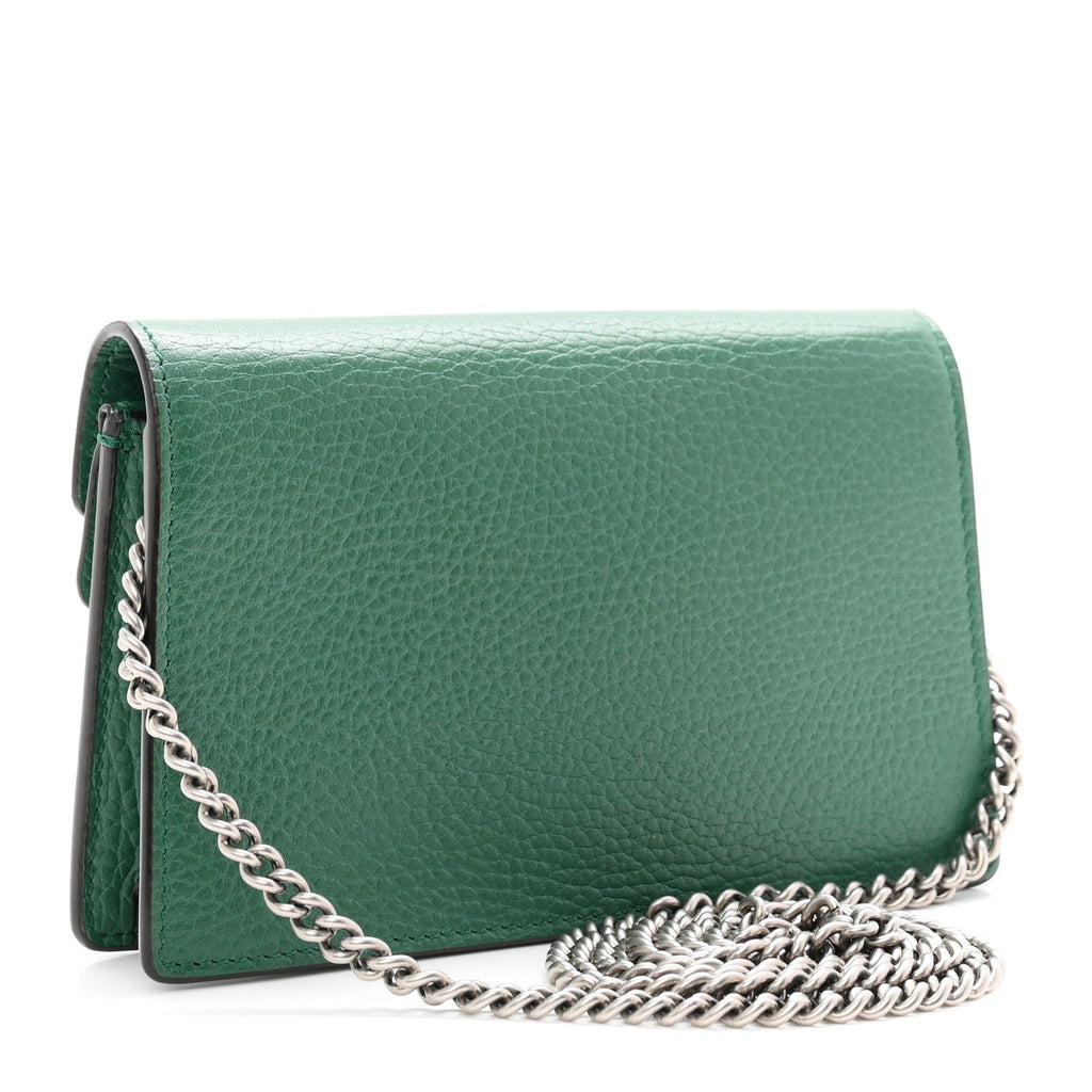 Calfskin Super Mini Dionysus Shoulder Bag Emerald