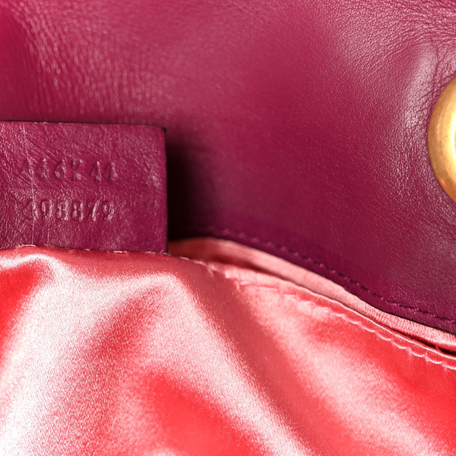 Velvet Matelasse Embroidered Mini GG Marmont Shoulder Bag Bordeaux