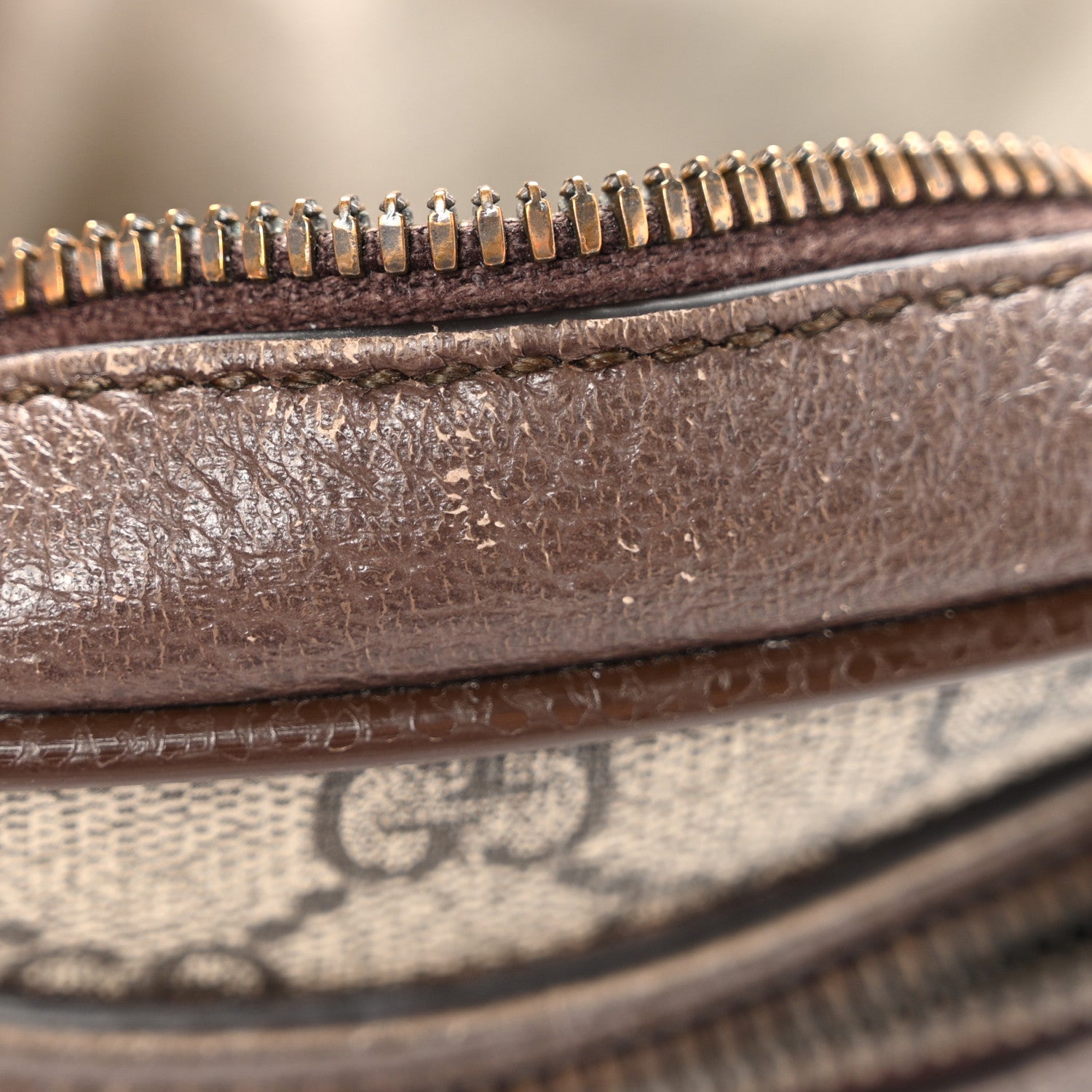 GG Supreme Monogram Web Mini Ophidia Messenger Brown