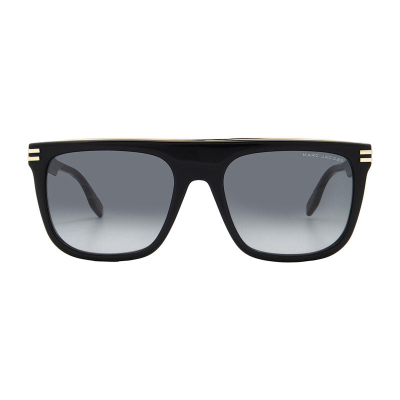 Marc Jacobs Sunglasses Rectangle Full Rim, Black Frame and Grey Gradient Lens MARC586/S08079O