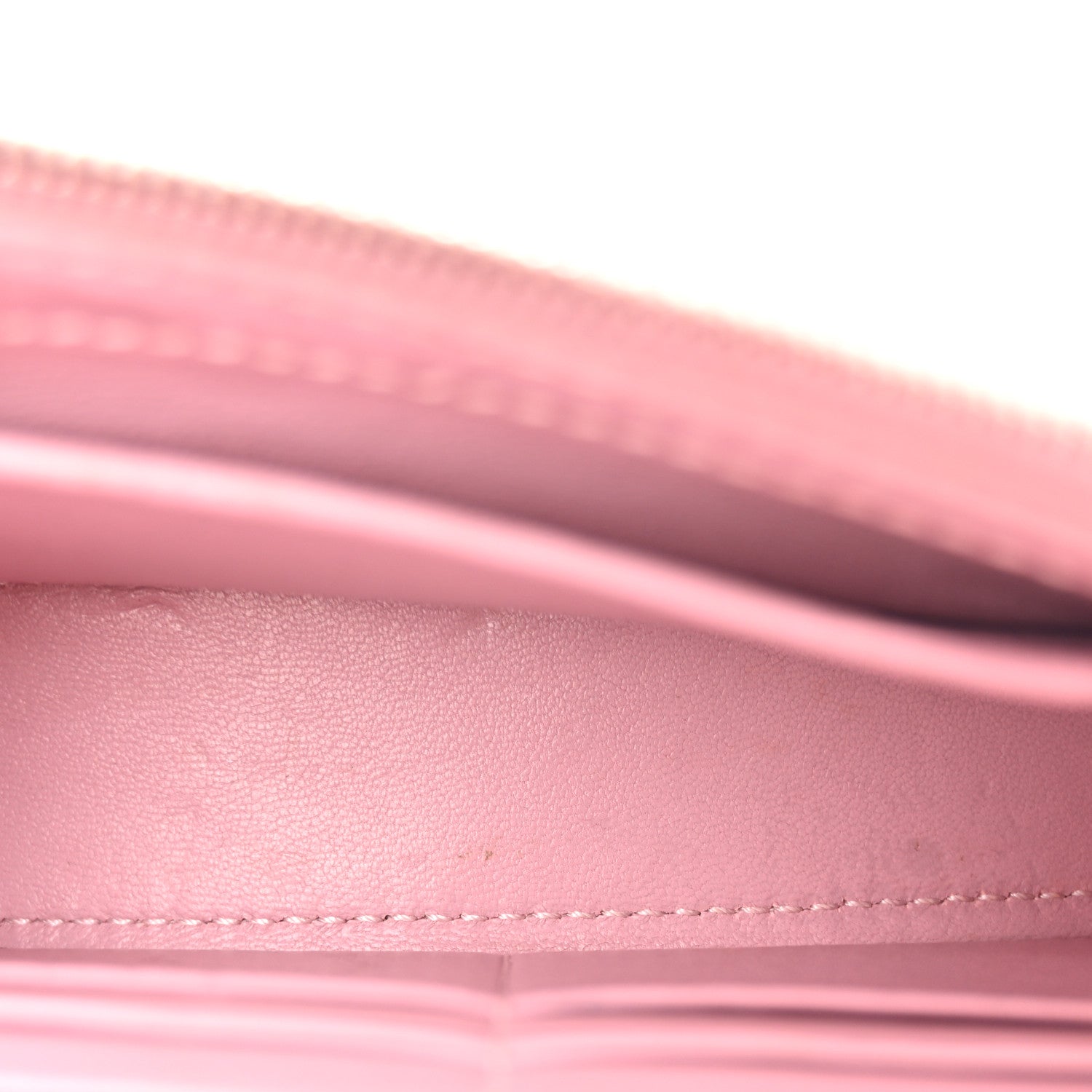 Shiny Calfskin Crocodile Embossed Hourglass Chain Bag Powder Pink