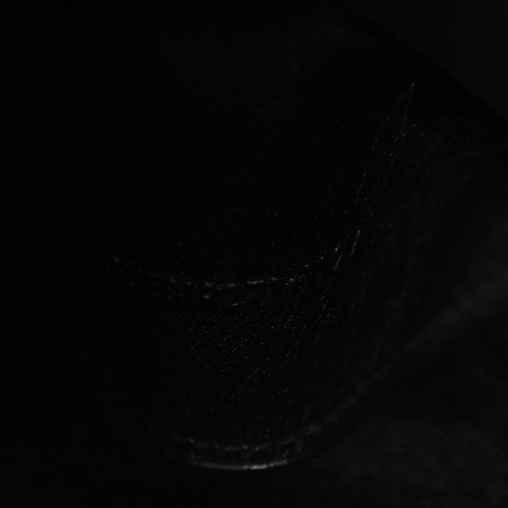 Supple Lambskin Small Cassandre Chain Pouch Black