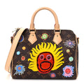 LV X YK Monogram Embroidered My Eternal Soul Speedy Bandouliere 25 Multicolor