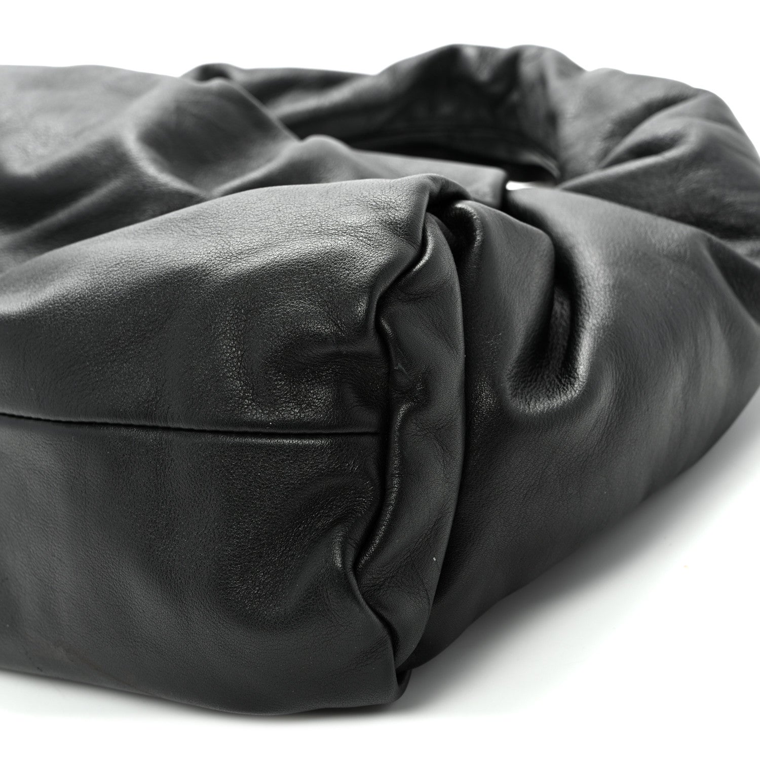 Smooth Butter Calfskin Small The Shoulder Pouch Black
