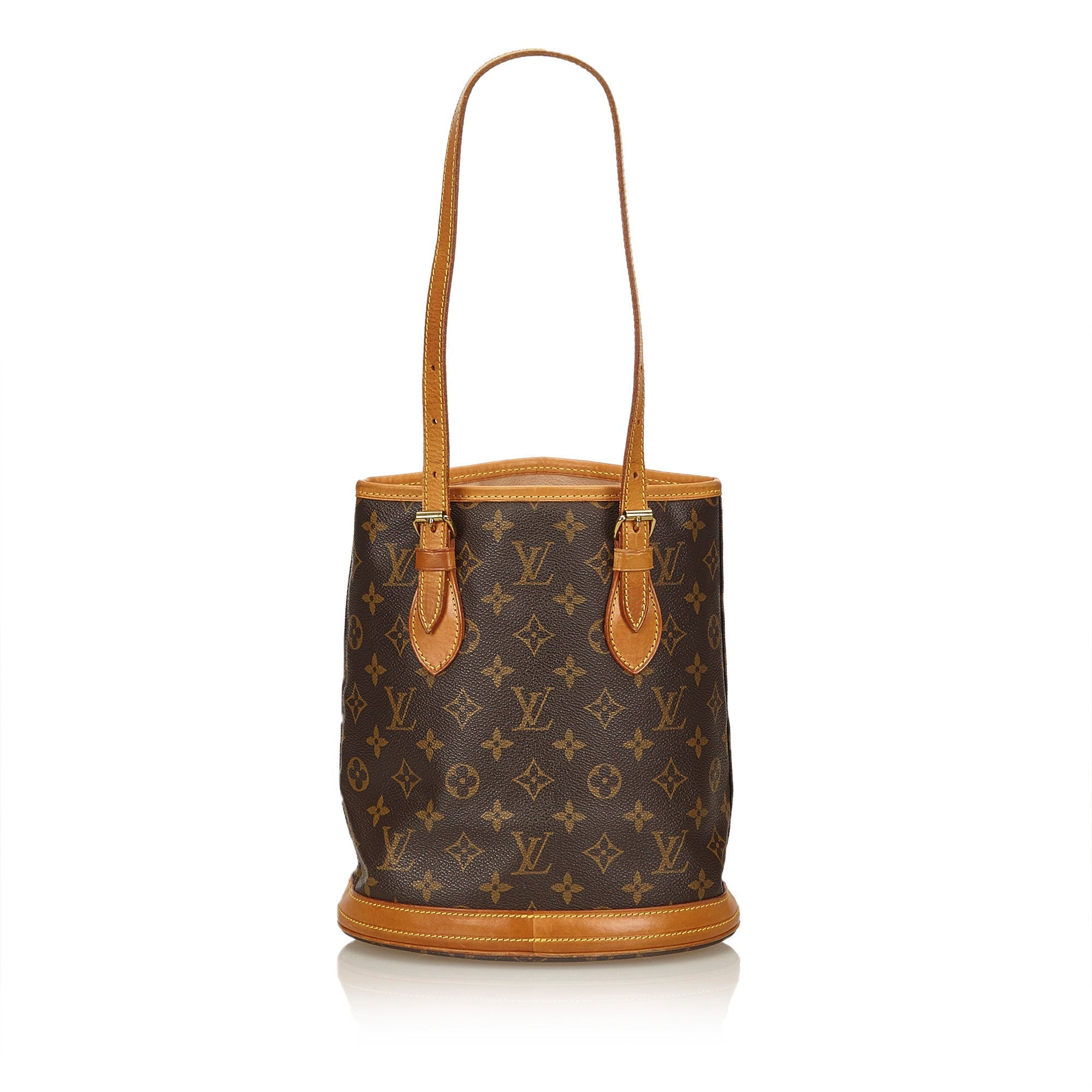 Louis Vuitto Petit Bucket Monogram Canvas Tote Bag