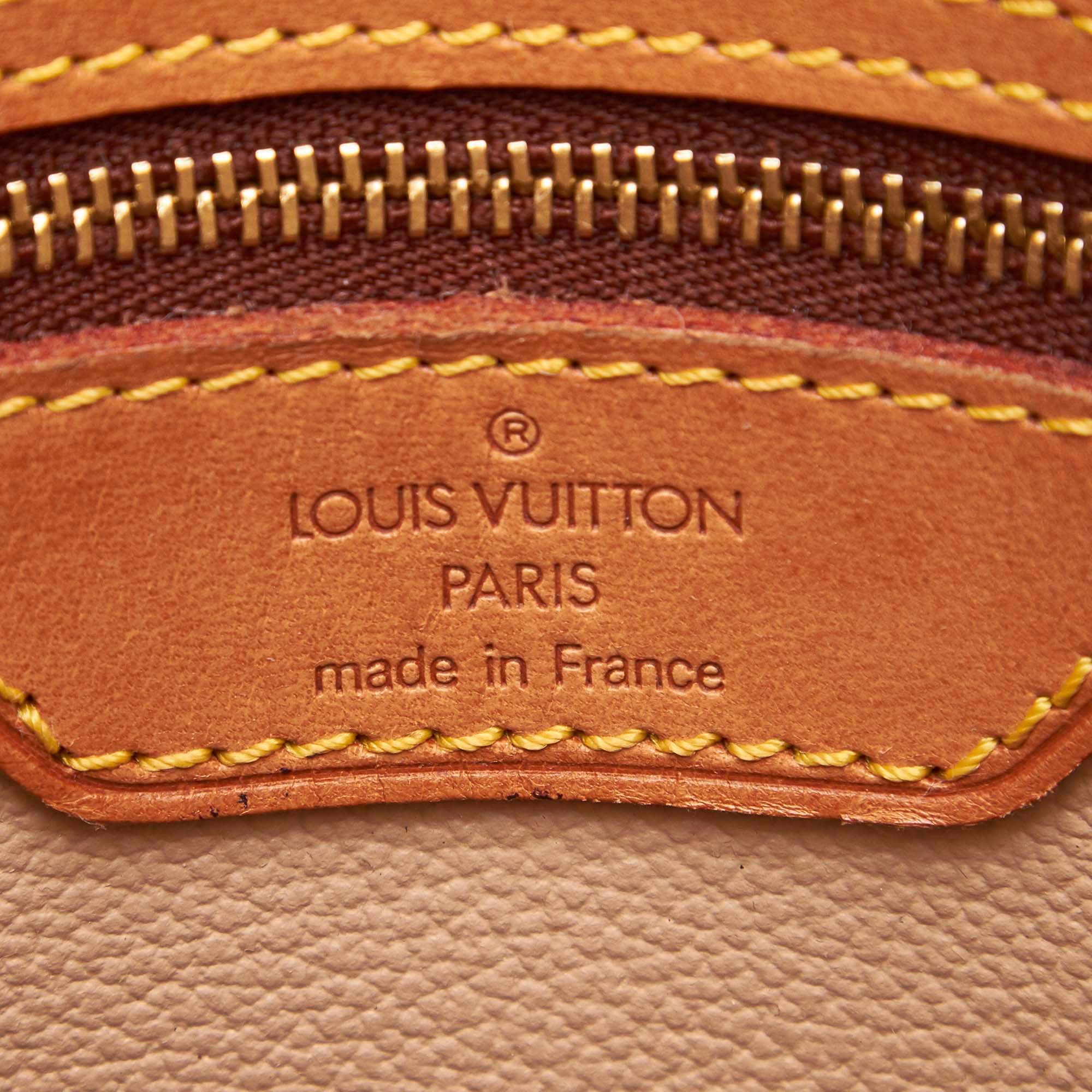 Louis Vuitto Petit Bucket Monogram Canvas Tote Bag