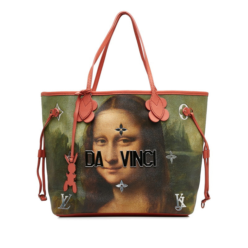 Louis Vuitton Masters Collection Neverfull MM PVC Leather Tote Bag Limited