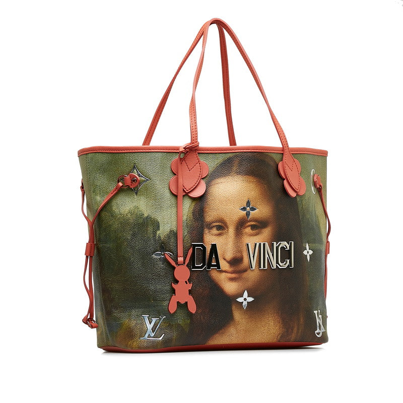 Louis Vuitton Masters Collection Neverfull MM PVC Leather Tote Bag Limited