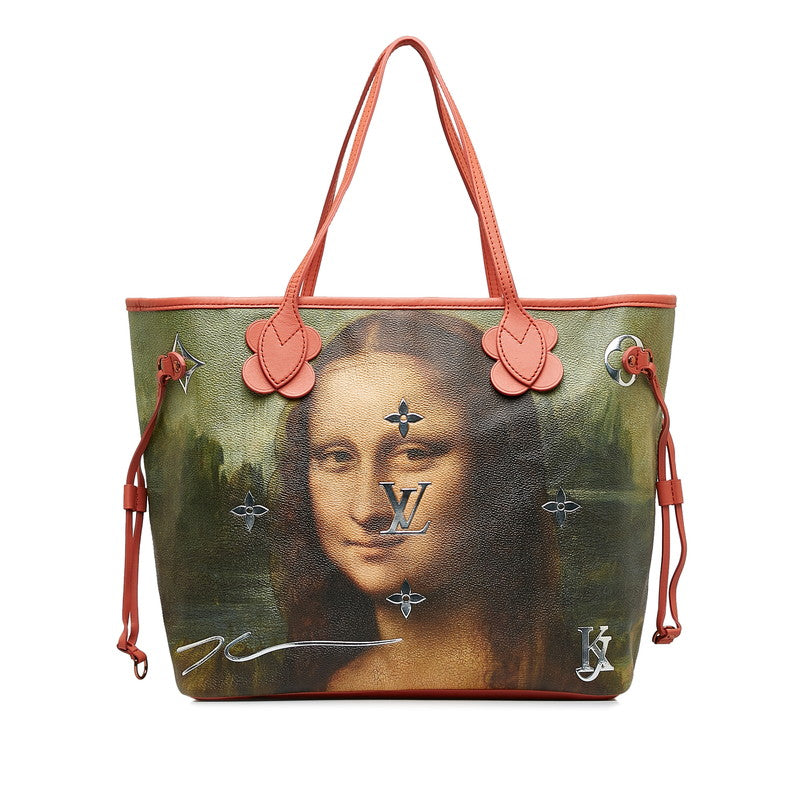 Louis Vuitton Masters Collection Neverfull MM PVC Leather Tote Bag Limited