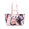 Chanel Deauville Velour Leather 2way bag