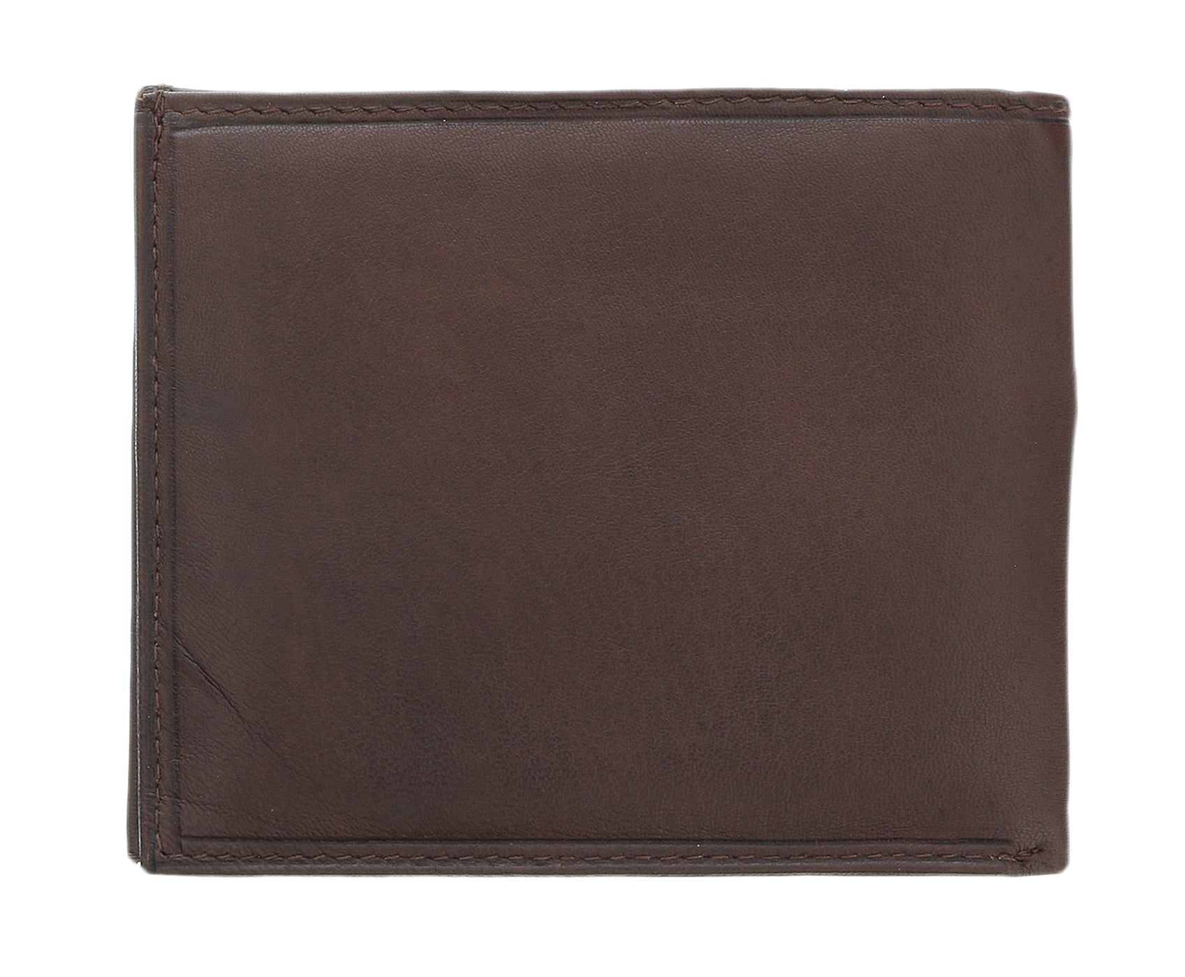 Luciano Barbera CLUB SASA MORO Brown Leather Wallet