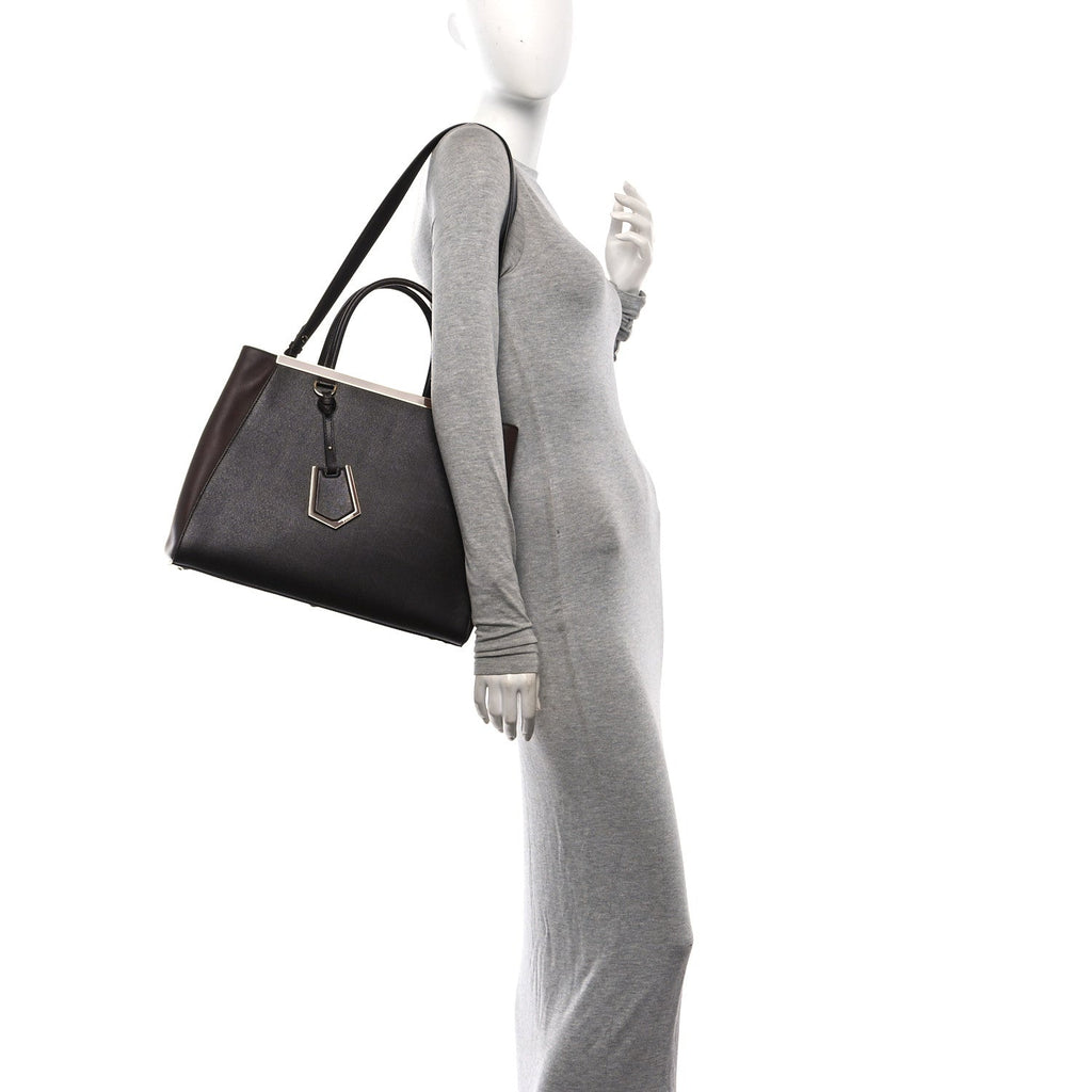 Vitello Elite Flamingo Regular 2Jours Tote Moro Marrone Nocciola