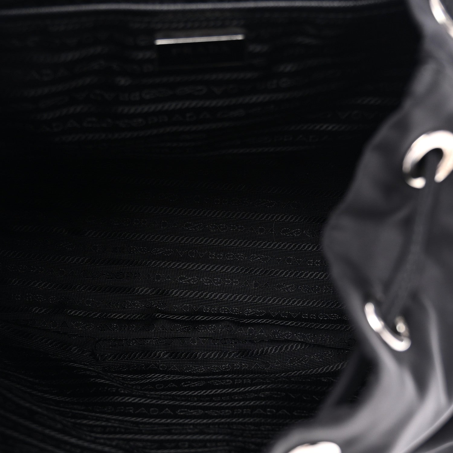 Nylon Vela Medium Backpack Black