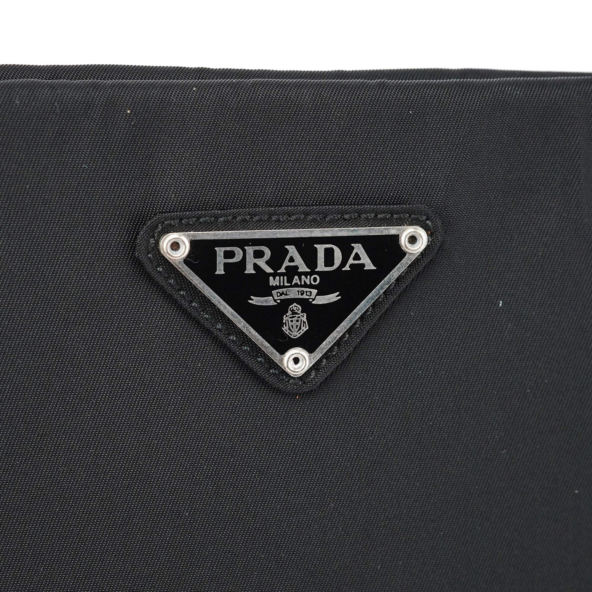 B6761 Black Tessuto Nylon Tote Bag