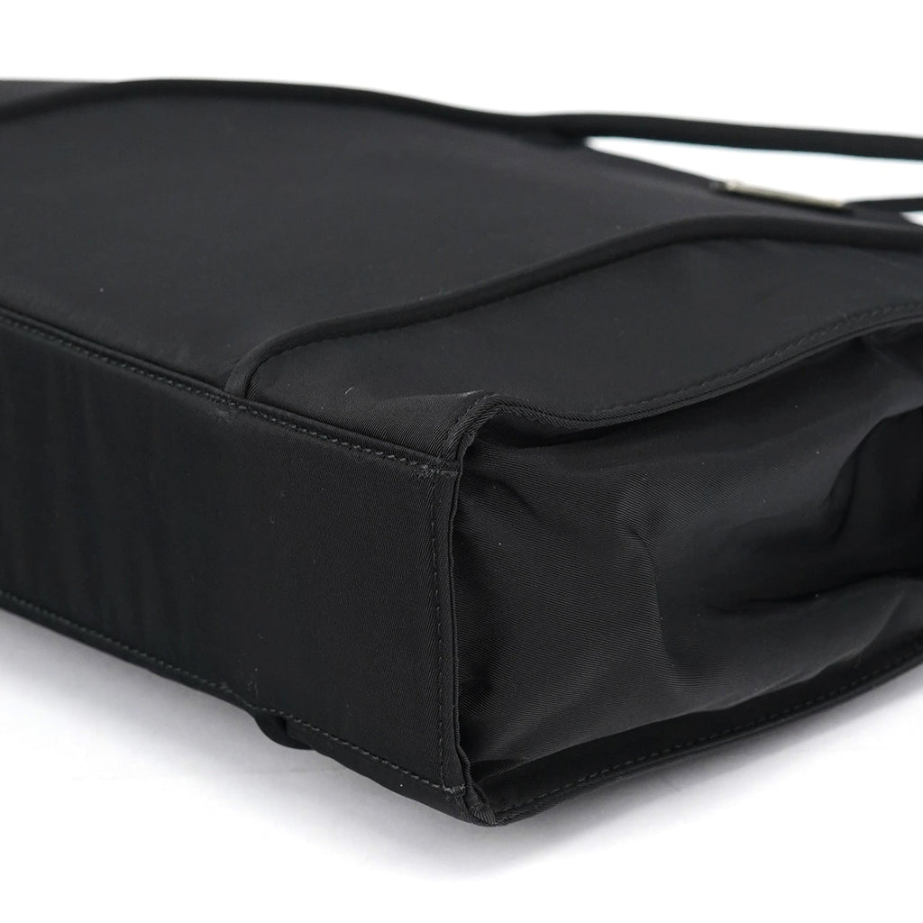 B6761 Black Tessuto Nylon Tote Bag