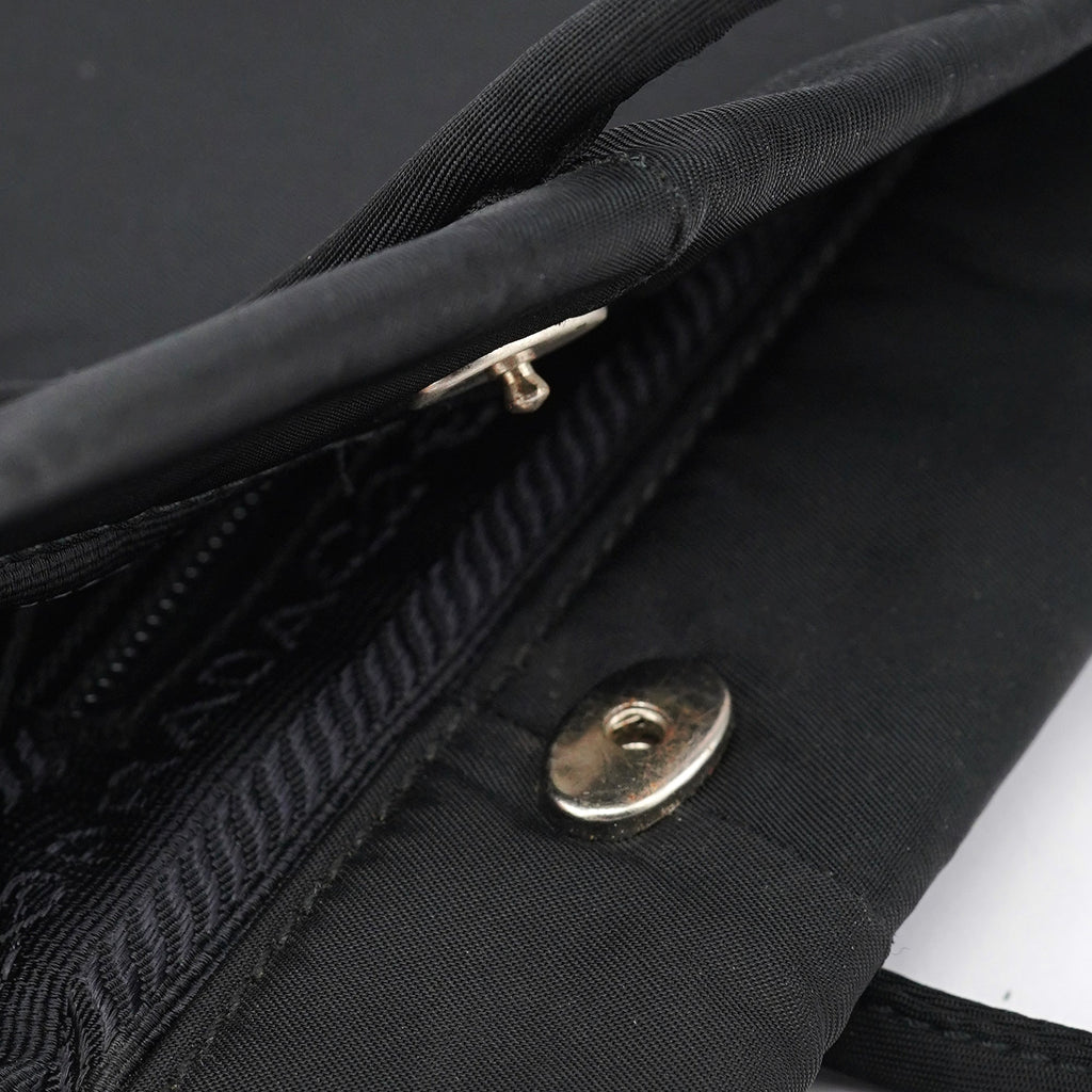 B6761 Black Tessuto Nylon Tote Bag