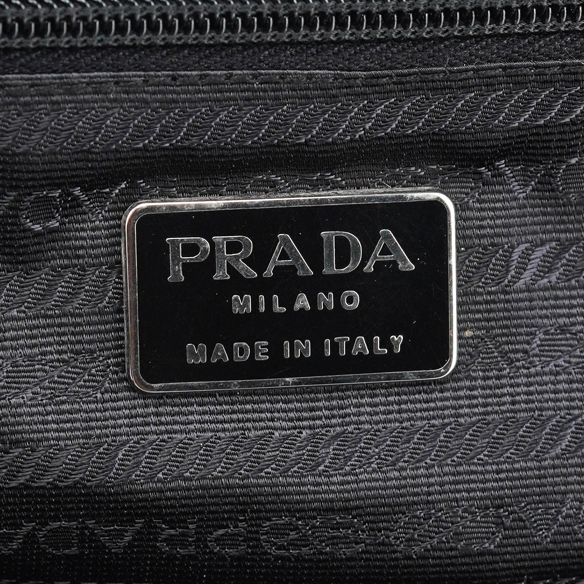 B6761 Black Tessuto Nylon Tote Bag