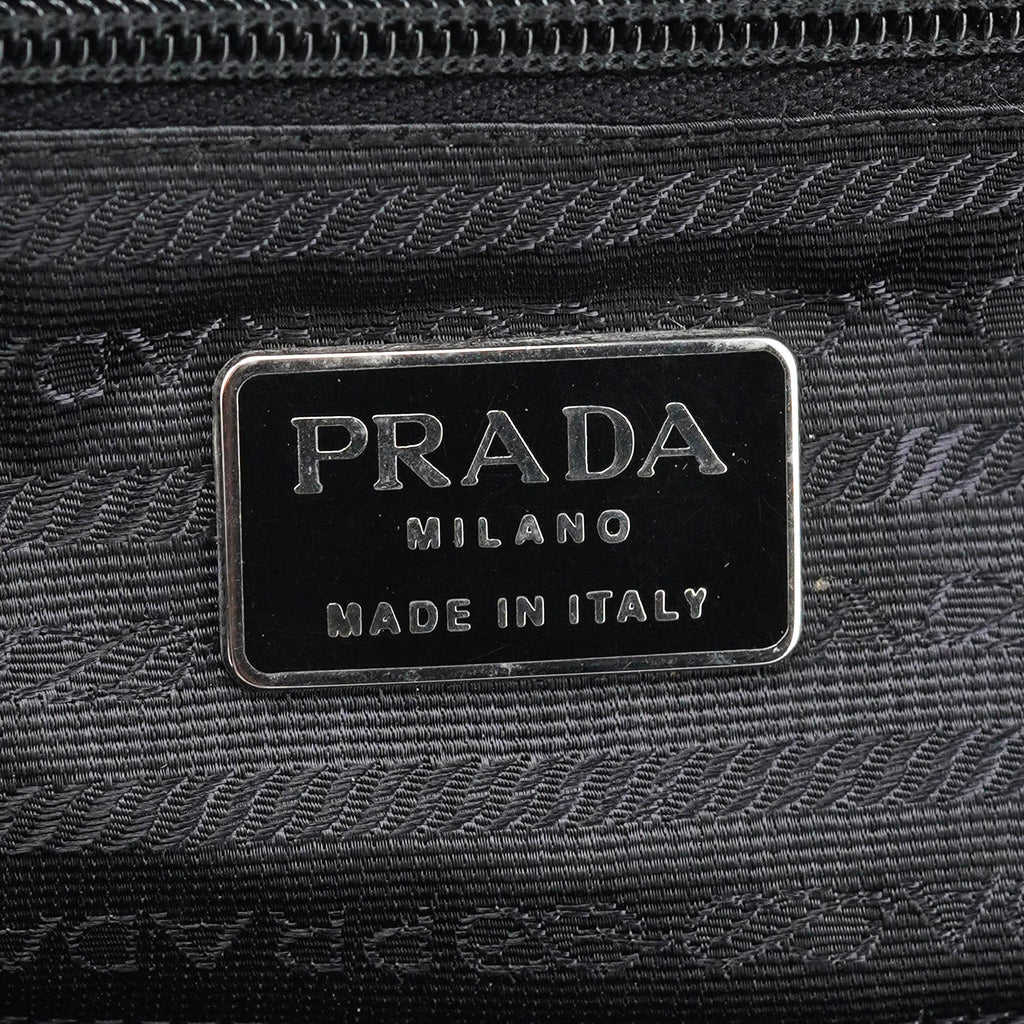 B6761 Black Tessuto Nylon Tote Bag
