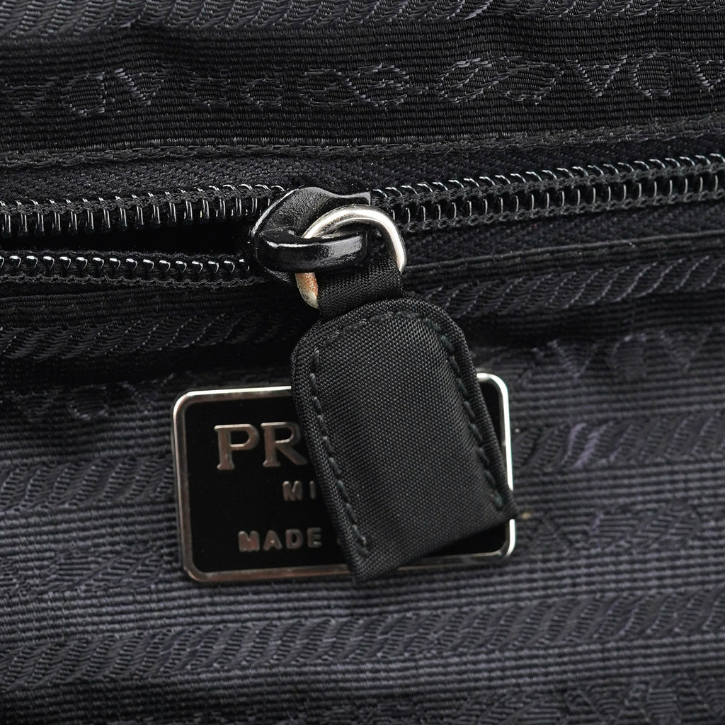 B6761 Black Tessuto Nylon Tote Bag