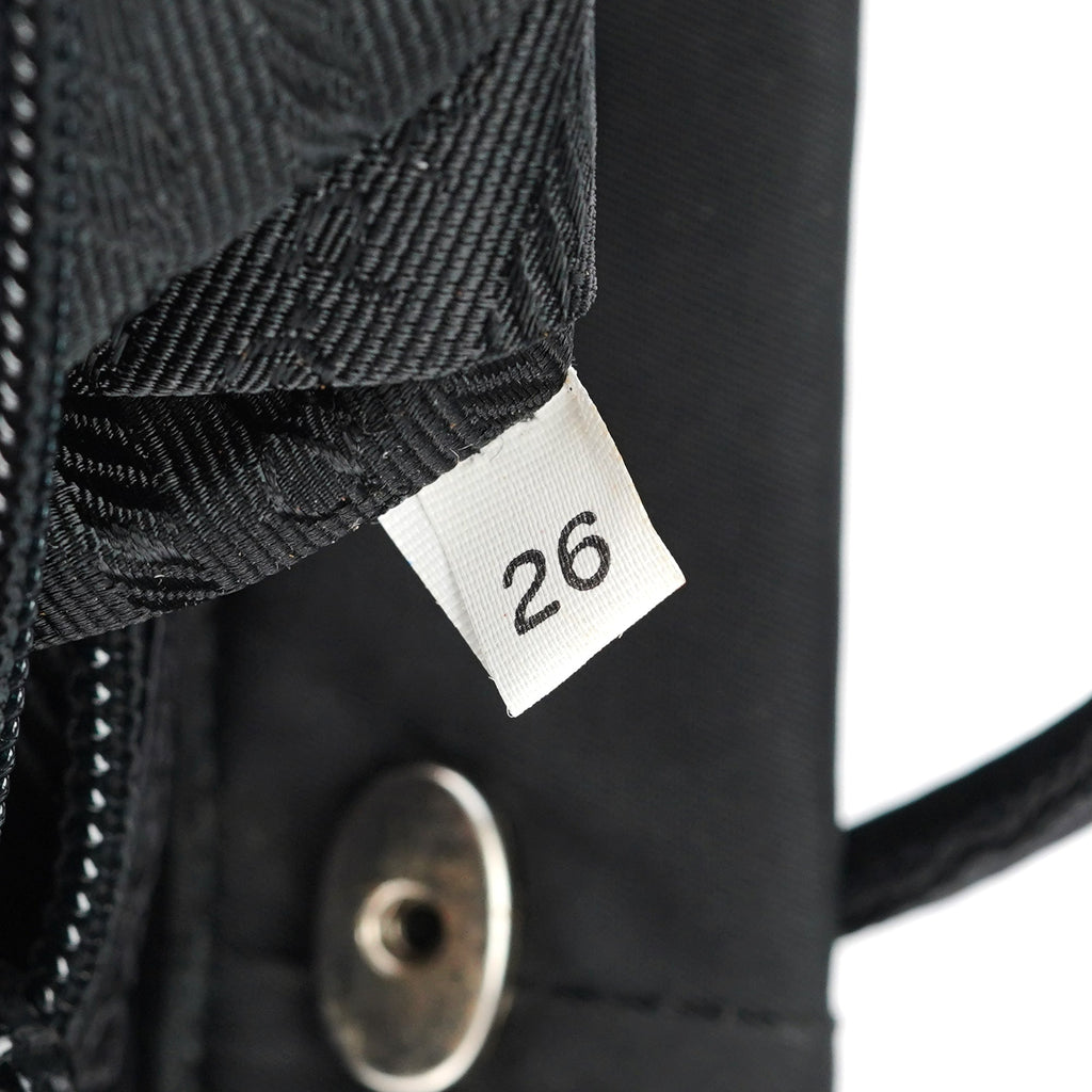 B6761 Black Tessuto Nylon Tote Bag