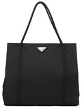 B6761 Black Tessuto Nylon Tote Bag