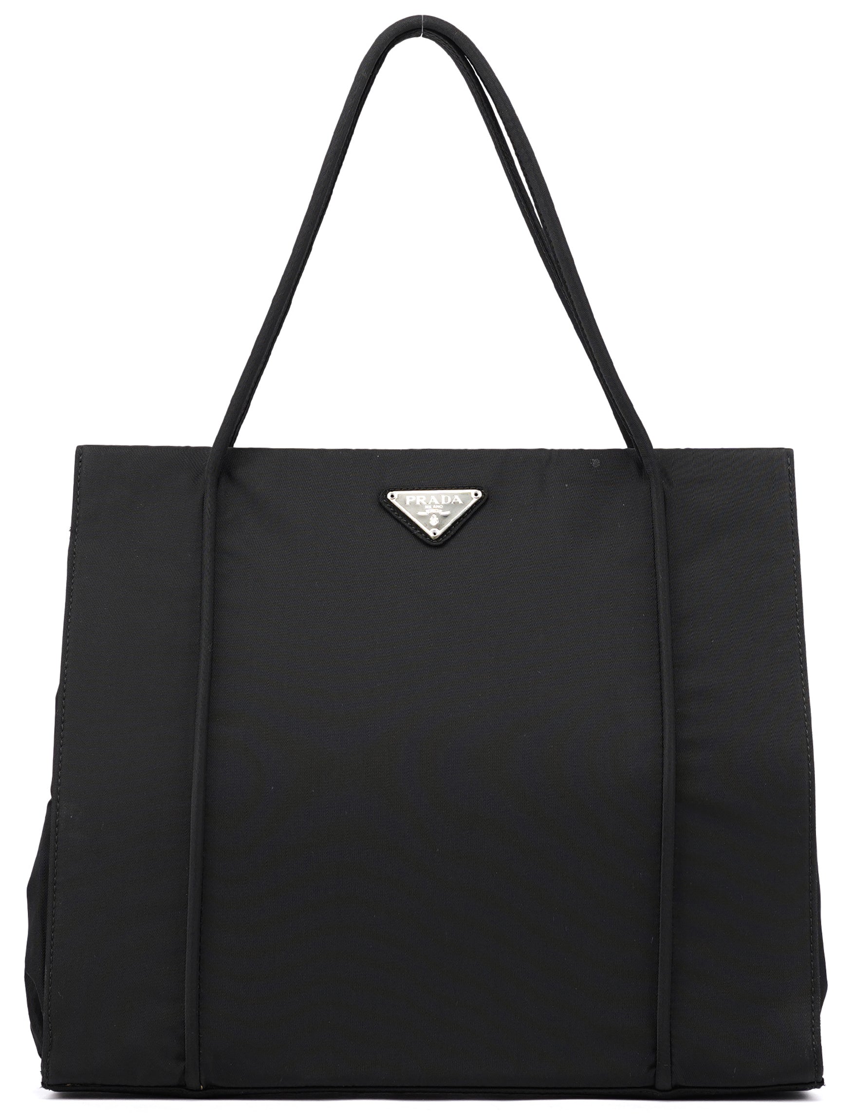 B6761 Black Tessuto Nylon Tote Bag