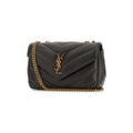LOULOU small in MATELASSÉ lambskin URBAN GREY