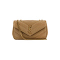 LOULOU small in MATELASSÉ lambskin NATURAL TAN