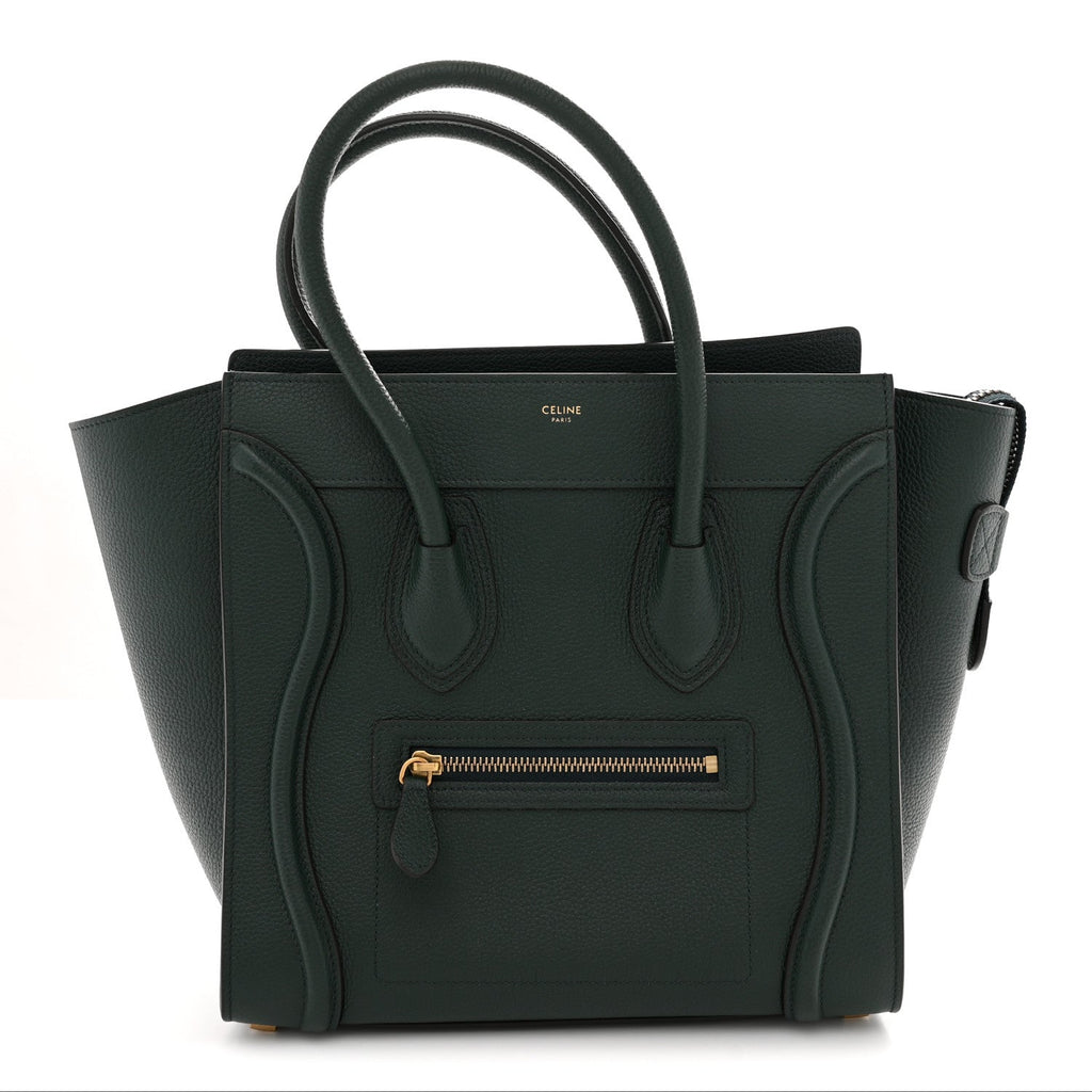 Drummed Calfskin Micro Luggage Amazone