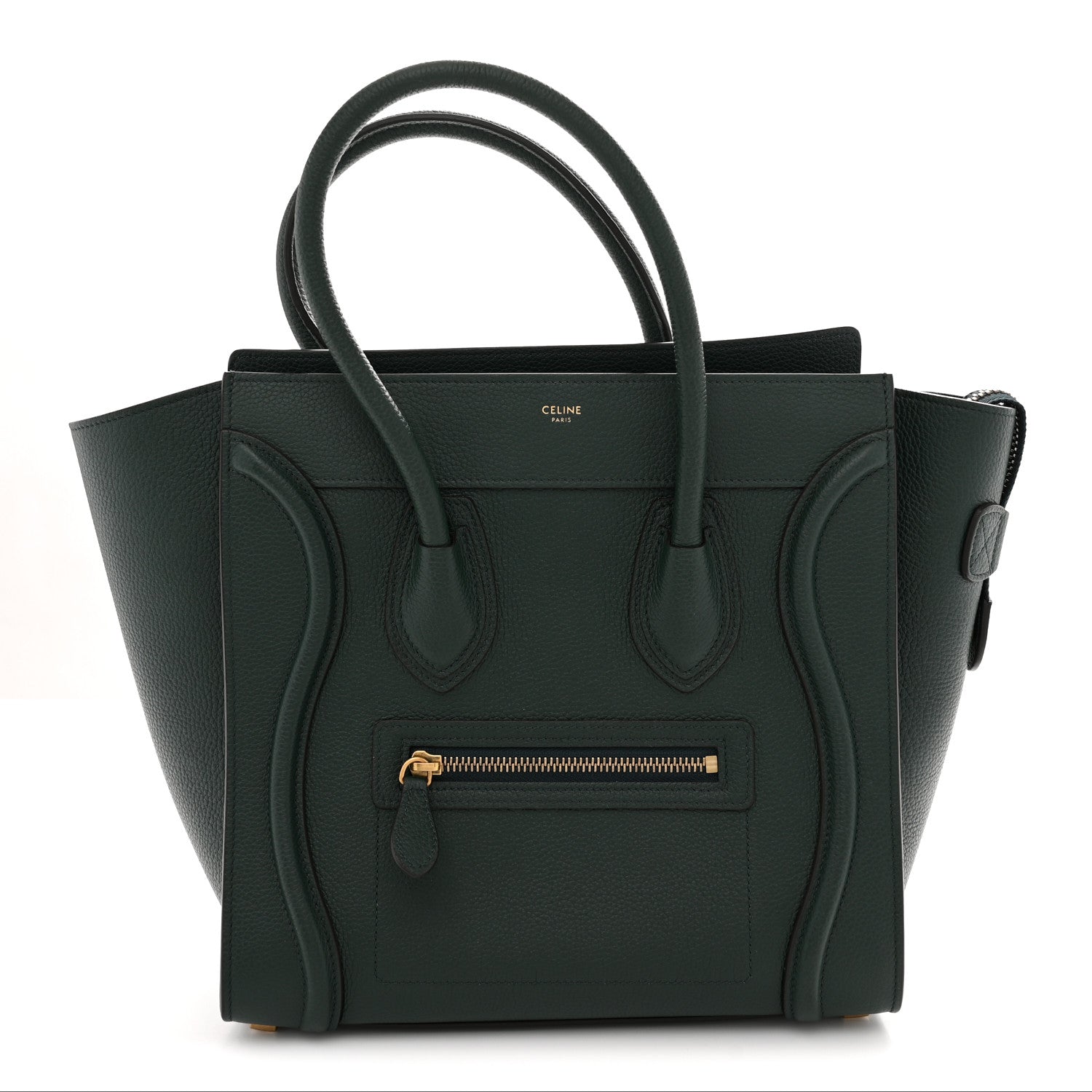 Drummed Calfskin Micro Luggage Amazone