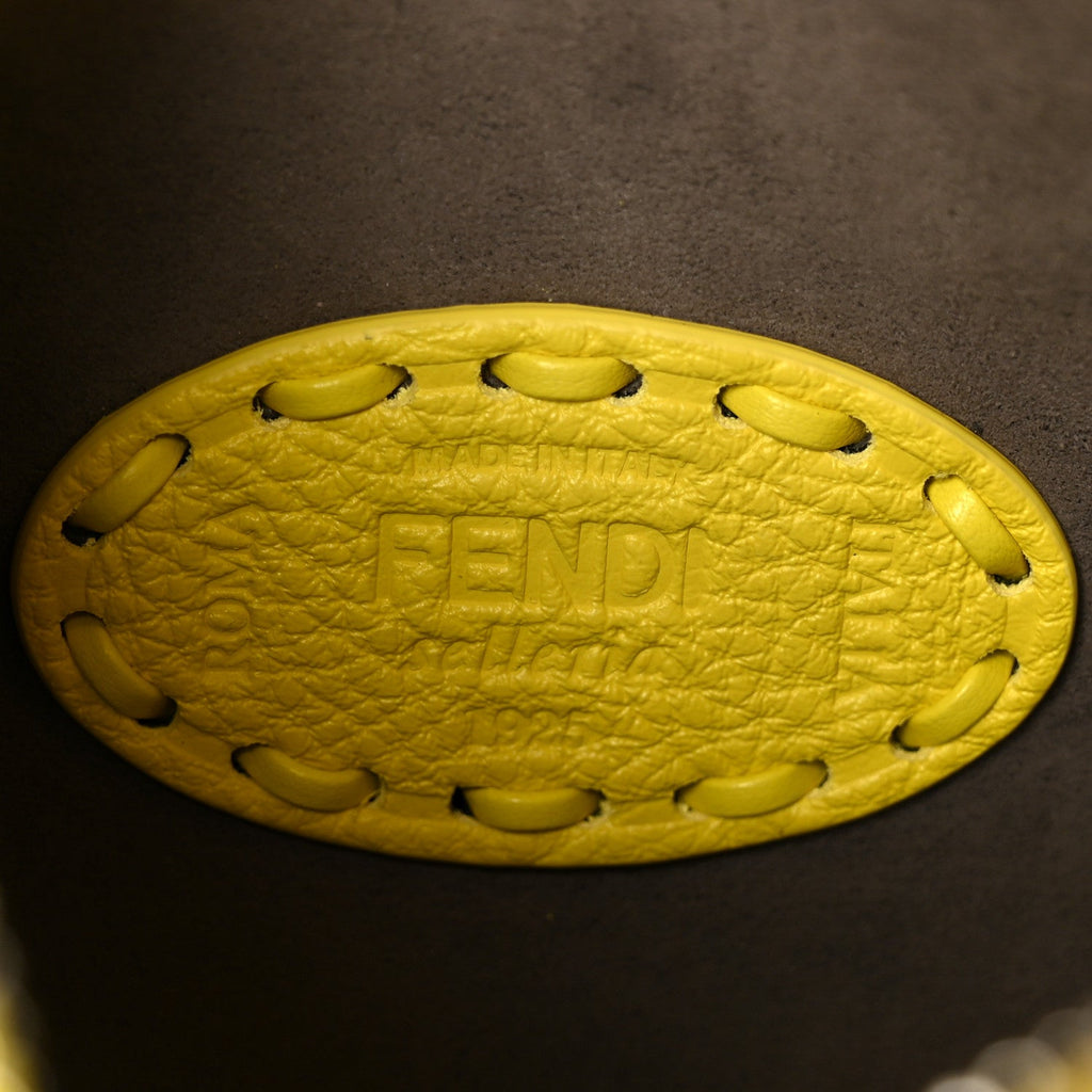 Cuoio Roma Sellerissima Nappa Sintetica Tape Stitch Mini Fendessence Shoulder Bag Pomelo Pomelo