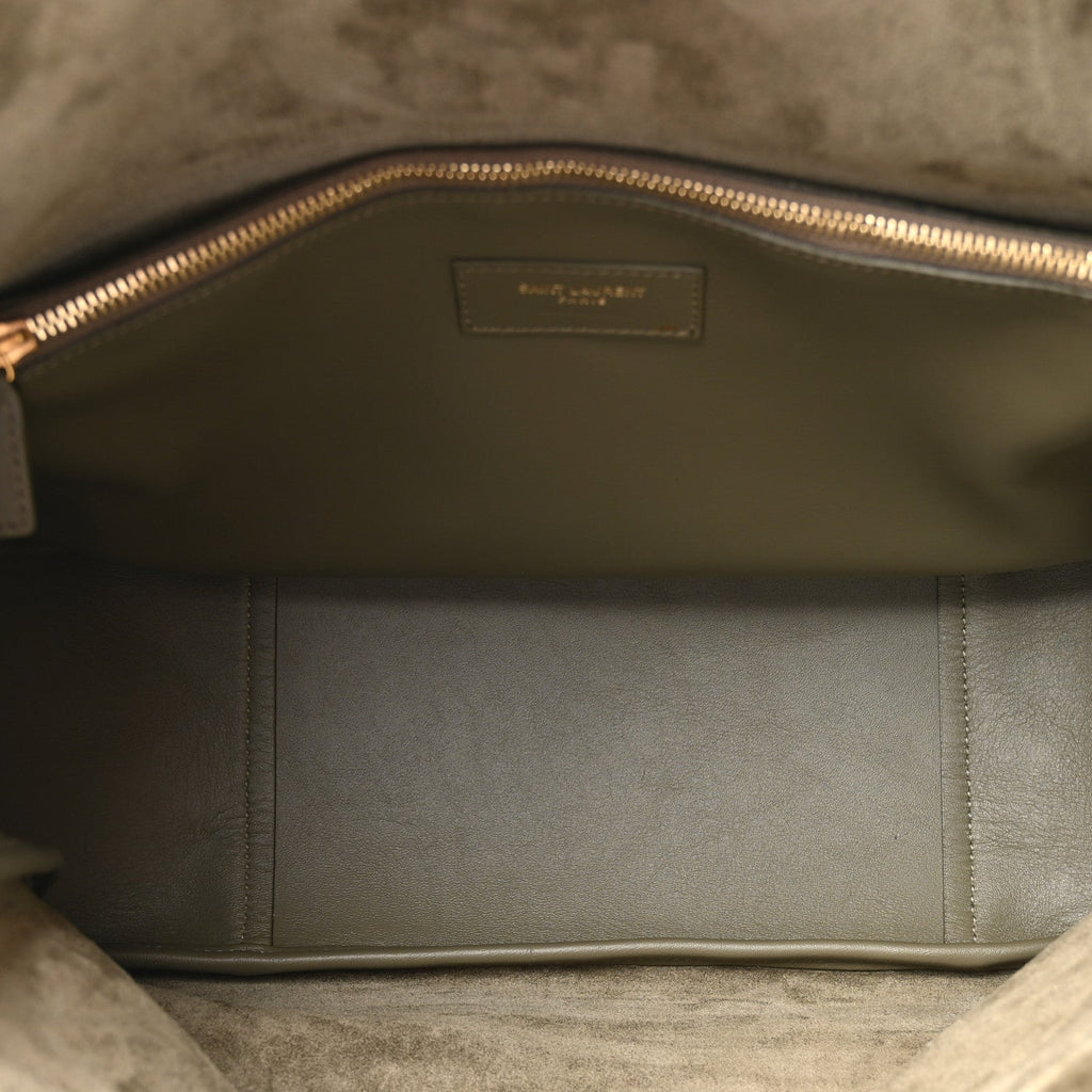 Supple Calfskin Large Le 5 A 7 Soft Hobo Strong Moss
