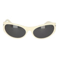 Off White Unisex White Sunglasses