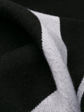 Valentino Garavani Logo Print Fringed Cape