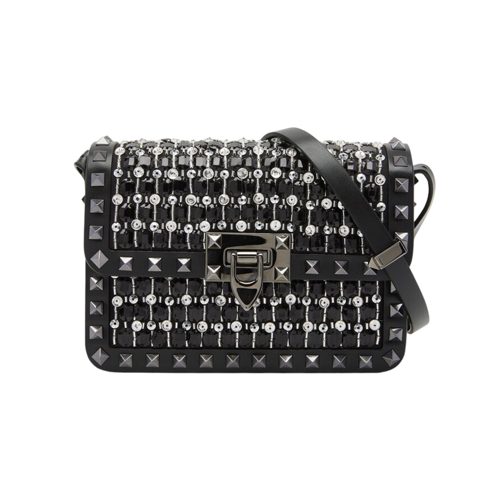 Valentino Garavani Small Rockstud23 Embroidered Shoulder Bag