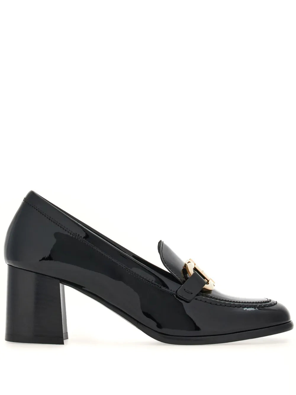 Ferragamo 60Mm Gancini-Buckle Patent Leather Pumps