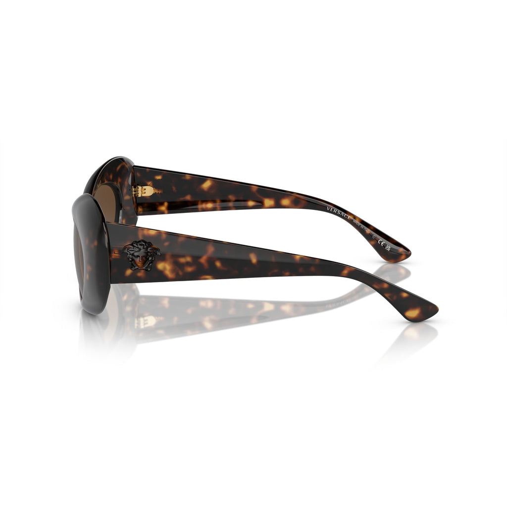 VE 4456U 108/73 52mm Womens Oval Sunglasses
