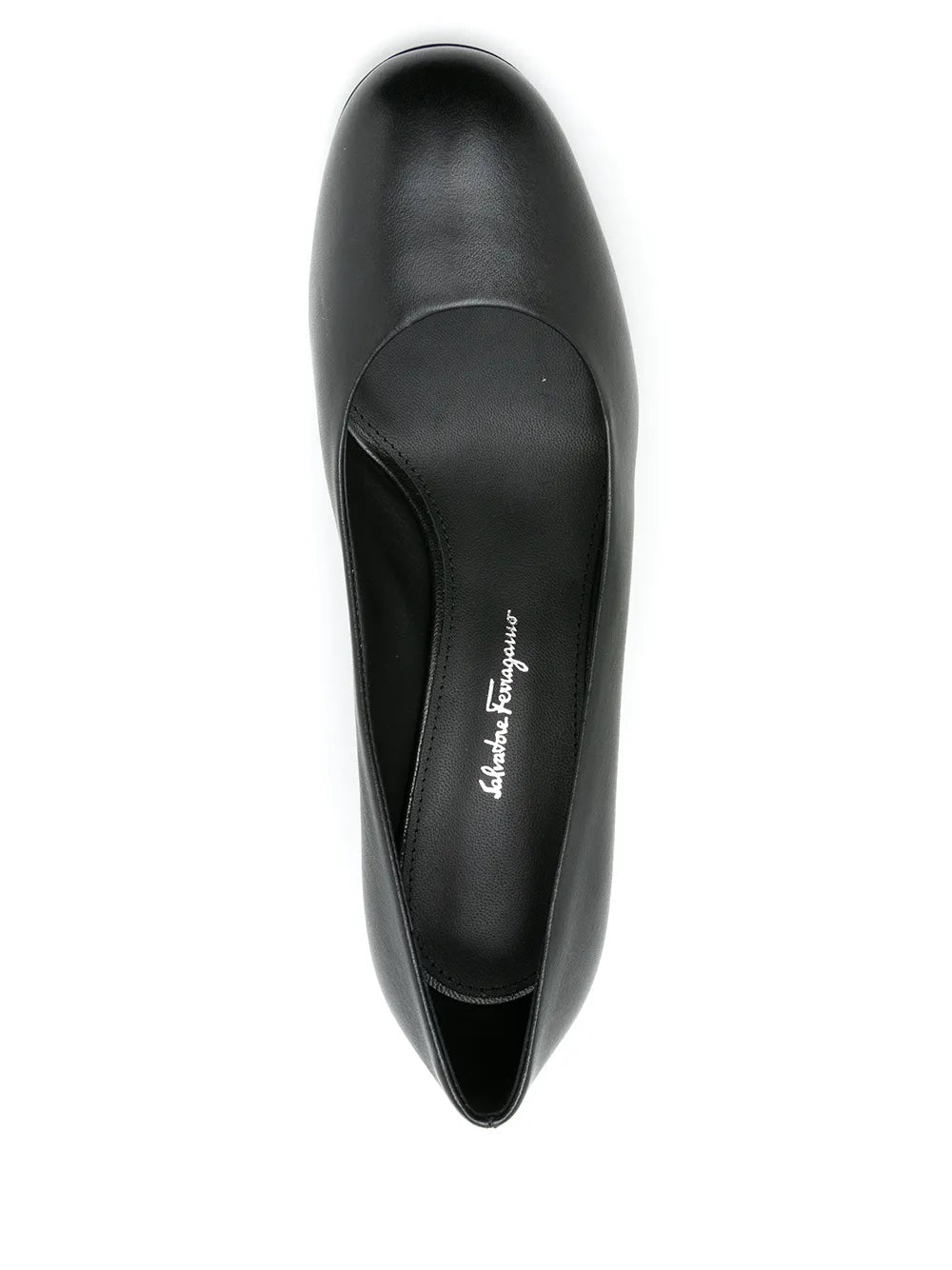 Ferragamo Farrah Slip-On Leather Pumps